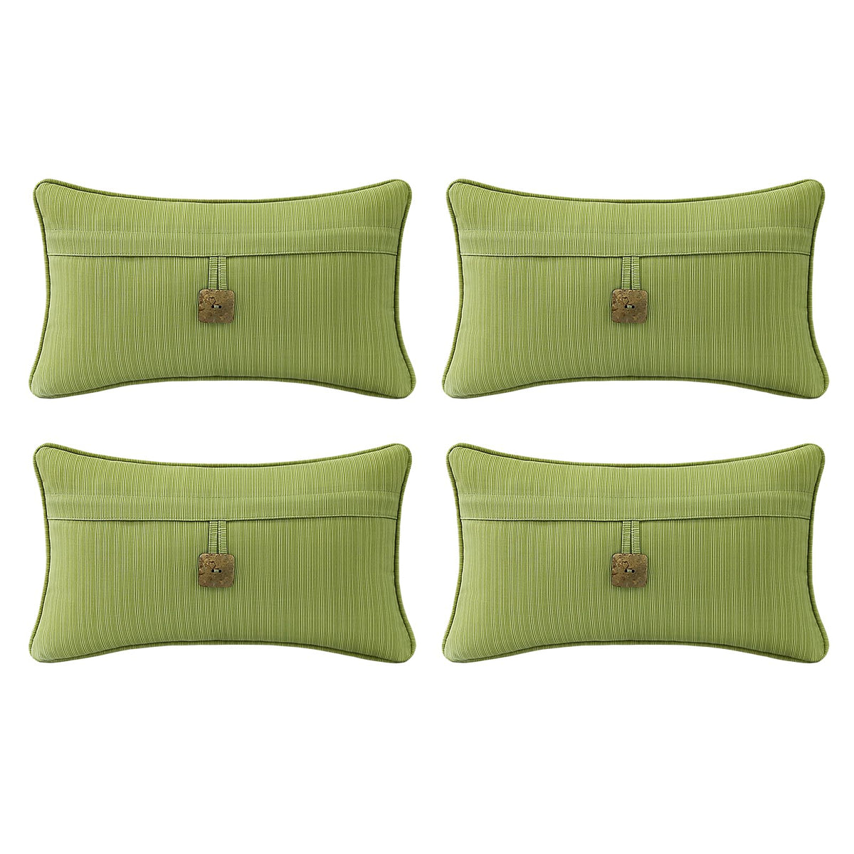 Outdoor Sunbrella Decorative Pillows Pack of 4, 20" x 12" Outdoor Pillow Set for Couch Bed Throw Patio Sofa, Airies Marble