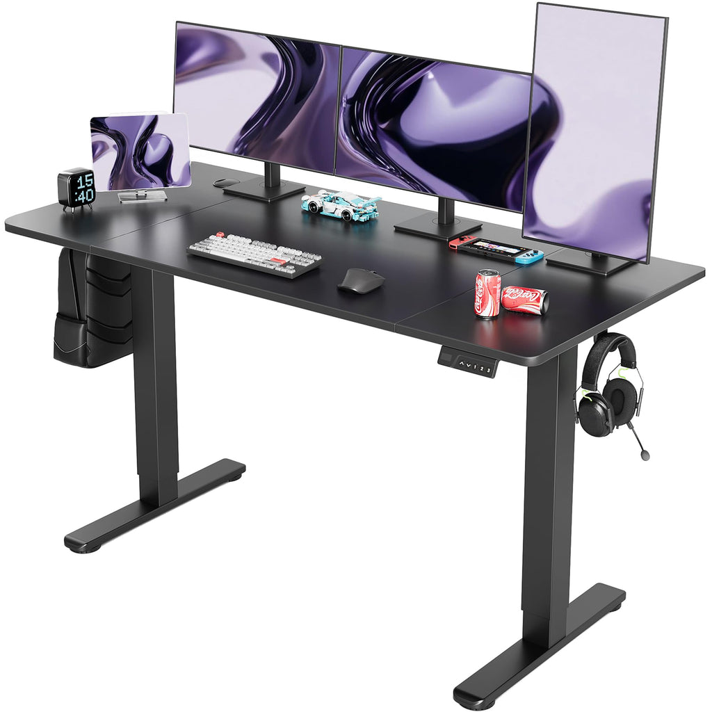 YDN 32 x 19 Inch White Electric Standing Desk
