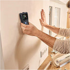 Moisture Meter, Full Angle Inverted Moisture Detector Wood Moisture Meter Temperature Humidity Detection Home Moisture Detector
