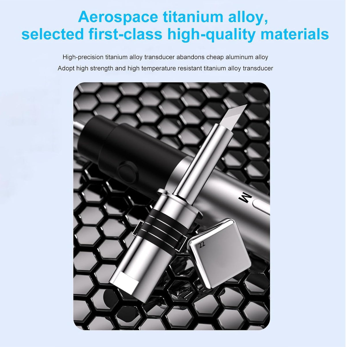 fosa Ultrasonic Cutter, 40 KHz, 3 Speed Adjustable with Alloy Blade Tip, Ultrasonic Knife, for 3D Printing, Plexiglass PCB Carbon Fiber Leather (FS-S1)