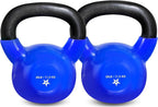 Yes4All Vinyl Kettlebell, 5–100 Lb Strength Training Kettlebell