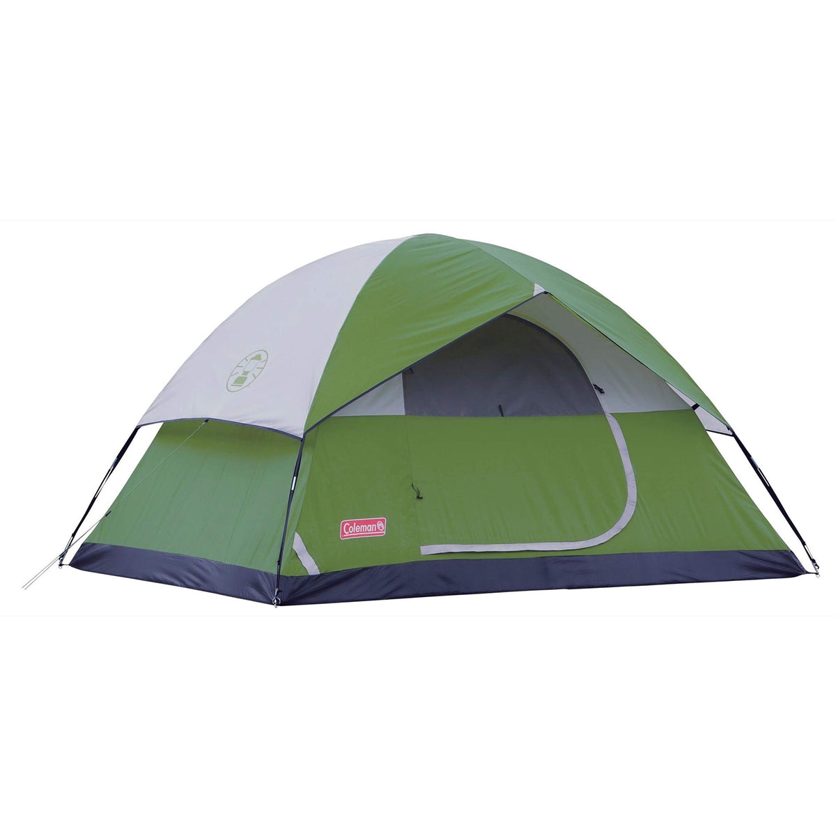 Coleman Sundome Camping Tent with Rainfly, 2/3/4/6 Person Tent Sets Up in 10 Mins, Weatherproof Shelter for Camping, Festivals, Backyard, Sleepovers, & More