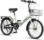 AVASTA Quartet Folding Bike, 20/24 Inch, 7-Speed, Dual Brakes
