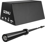 HT01-B Hip Thrust Bench, Hip Thrust Machine for Core&Ab Strength Training, Hip Thrust Booty Workout Box with Non-Slip, Glute Bridge Machine for Home and Gym, Large/Medium Size