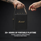 Marshall Stockwell II Portable Bluetooth Speaker - Black and Brass