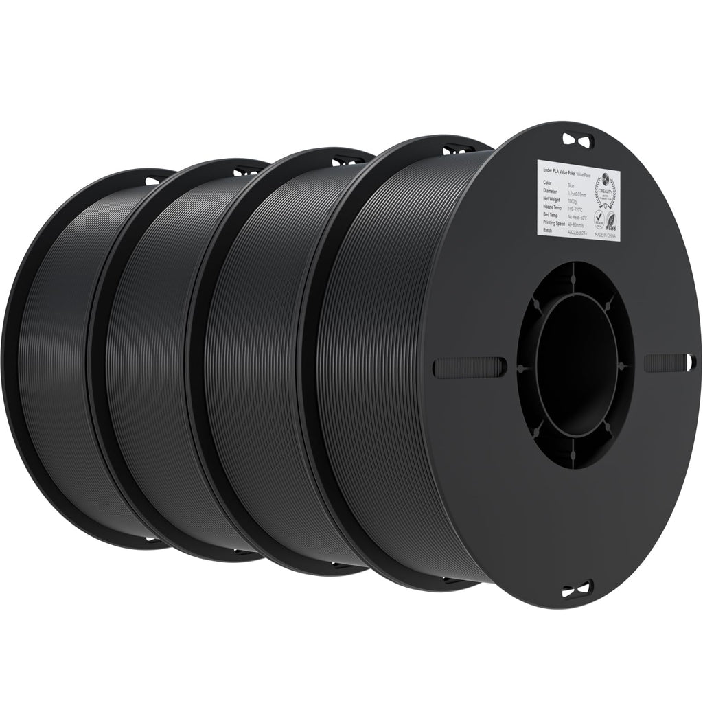 Creality PLA 3D Printer Filament, Multicolor, 12-Pack, 12KG Total