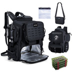 Goture Fishing Backpack with Cooler, 4 Tackle Boxes, Detachable Sling Bag