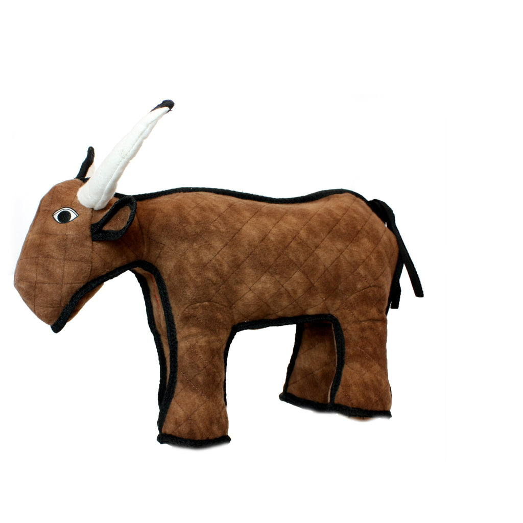 TUFFY® Bull Ultra Durable Plush Dog Toy