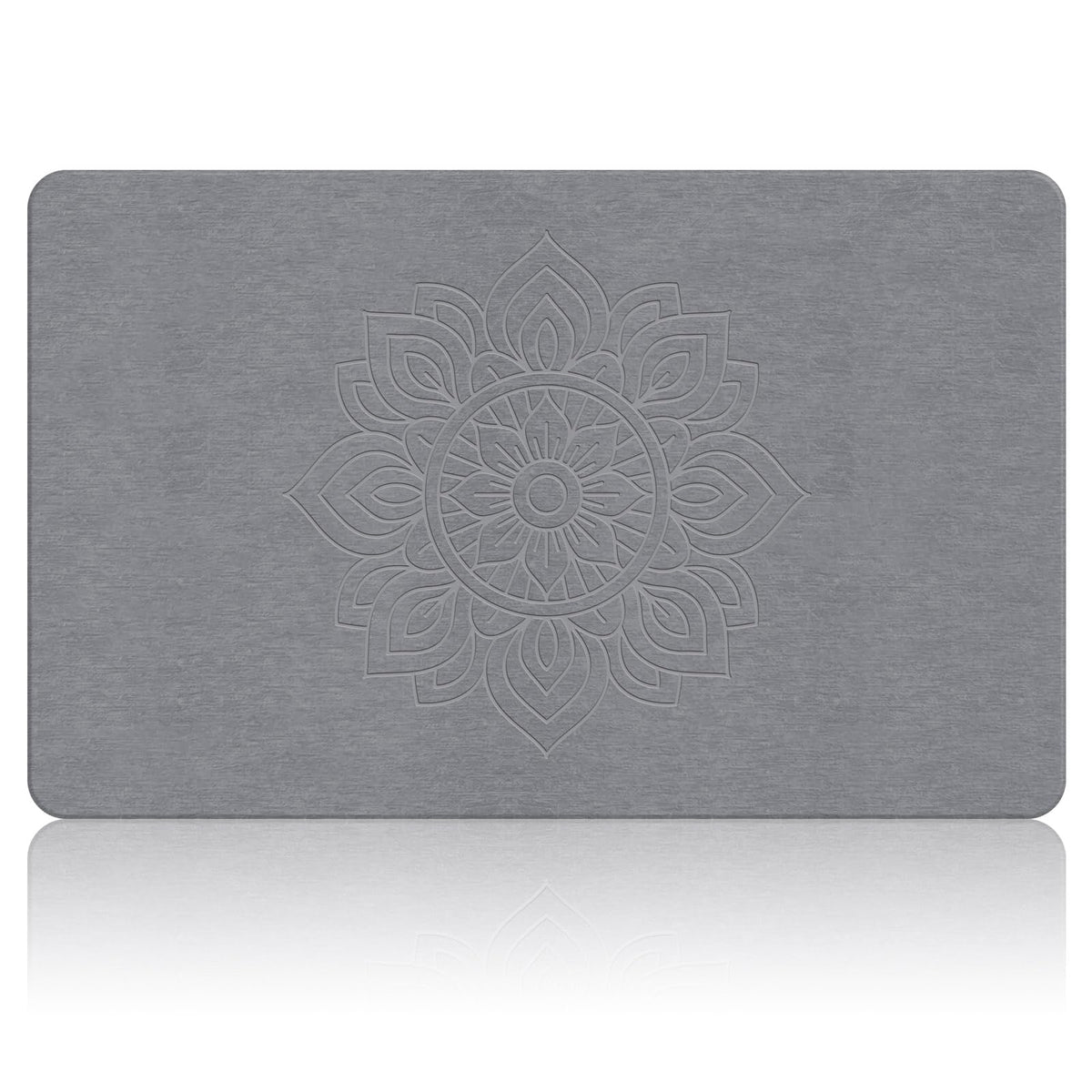 THMINS Extra Large Stone Bath Mat, 36''x24'' Stone Shower Mat