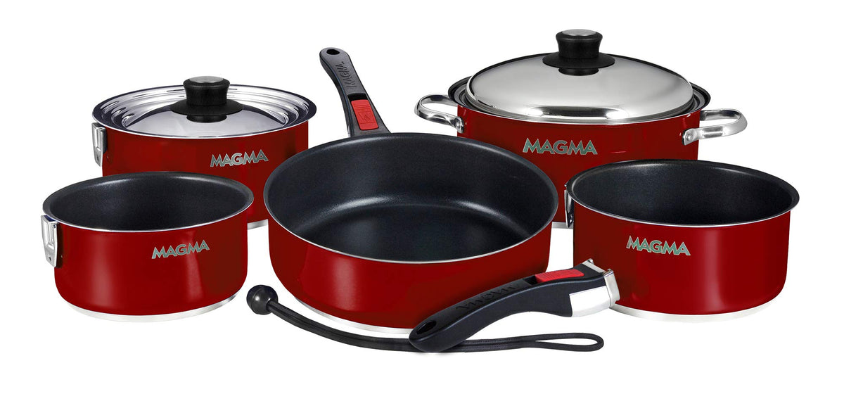 Magma A10-360L-IND 10 Piece Stainless Steel Nesting Cookware Set