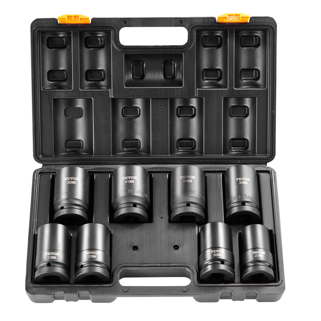 VEVOR 91-Piece 1/2" Drive Impact Socket Set, Deep & Shallow Kit