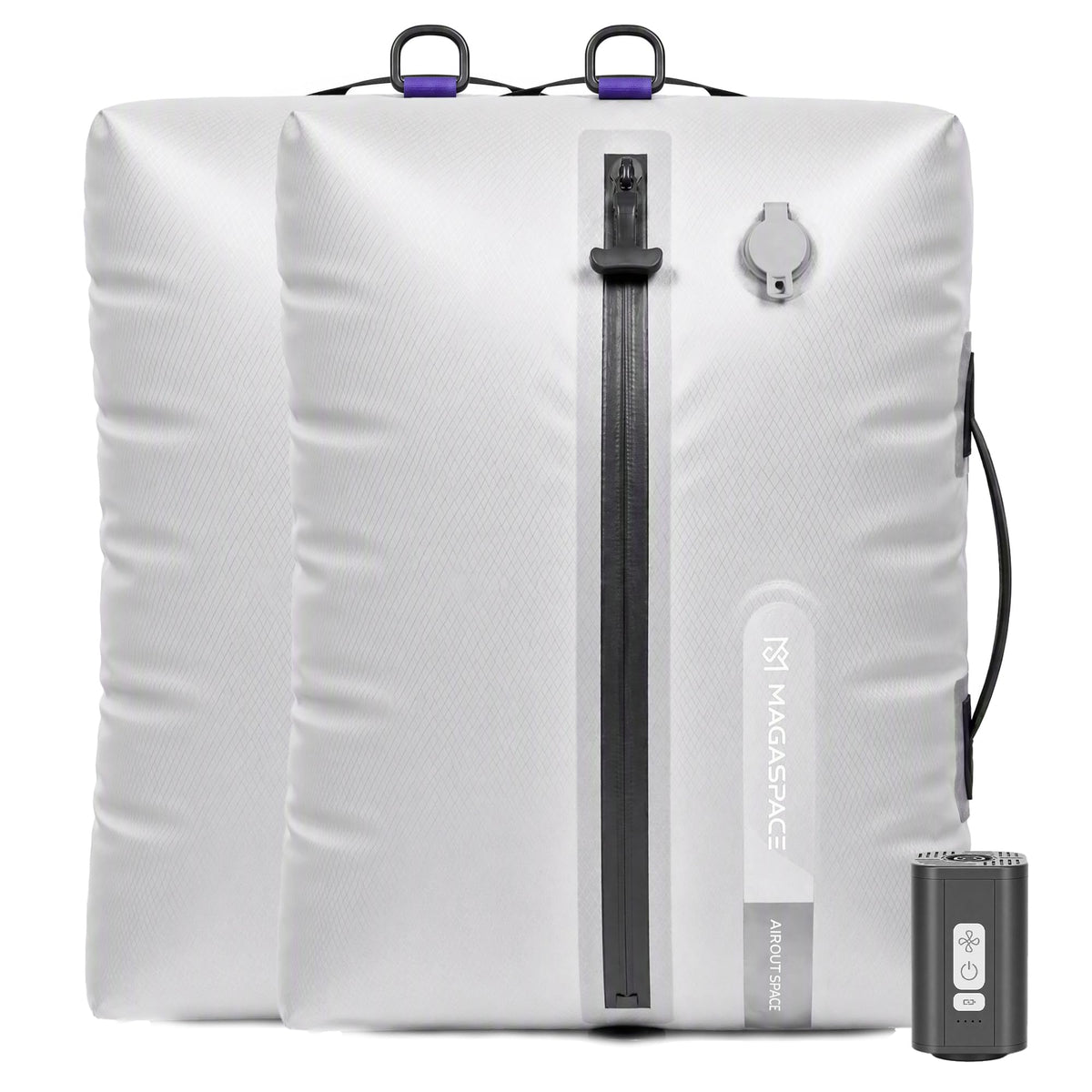 Vacuum Seal Bags for Travel with Pump, 21L Waterproof Compression Bags, Reusable Vacuum Storage Bags for Clothes, Travel Vacuum Kit Gift Set