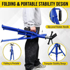 2PCS Pipe Jack Stand, 2500LB Carbon Steel Heavy Duty Pipe Stand,