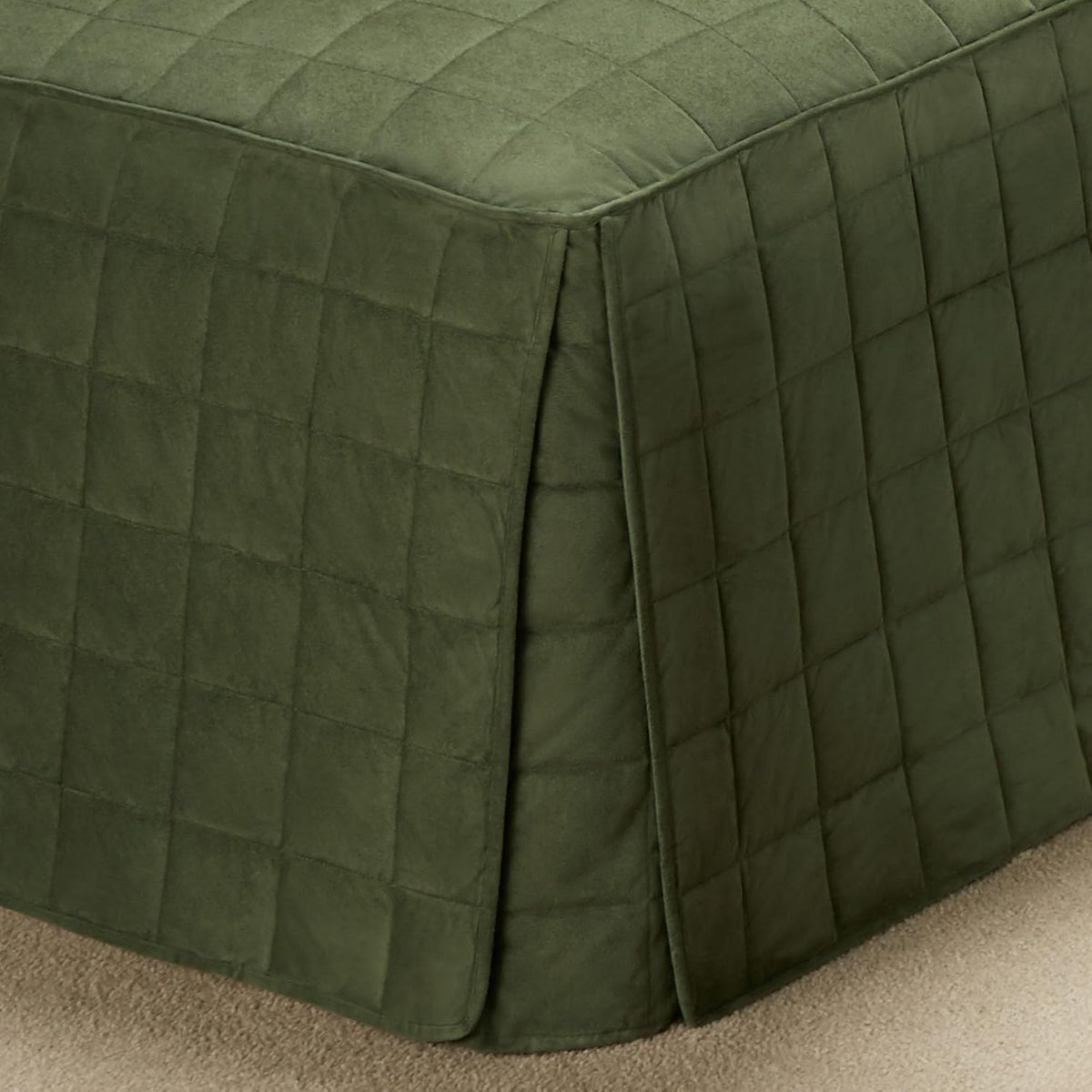 Touch of Class Camden Luxury Bedding, Deep Sage Green, Twin, 2 Pc Set
