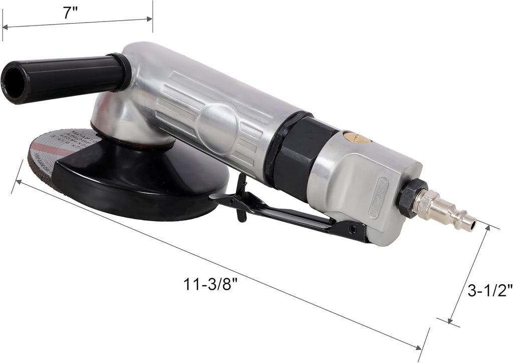 5 Inch Air Angle Grinder, 11,000 RPM