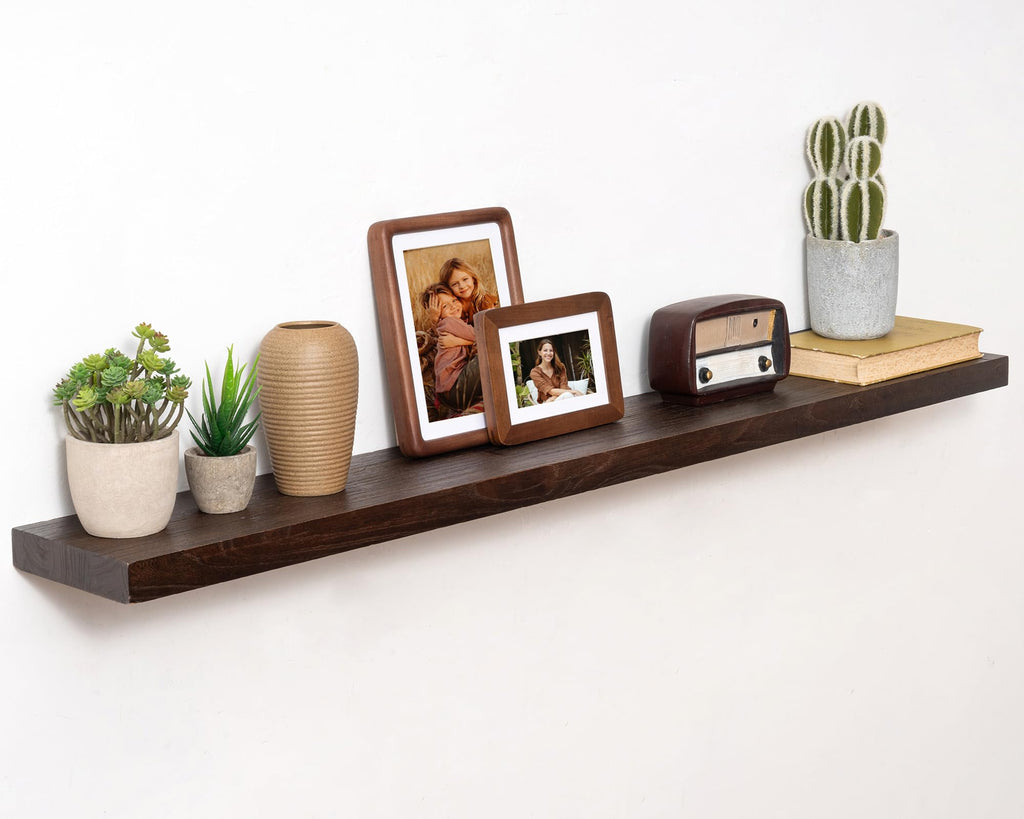 Marsmiles 55in Long Floating Shelves for Wall Mounted, 1Pack|Natural