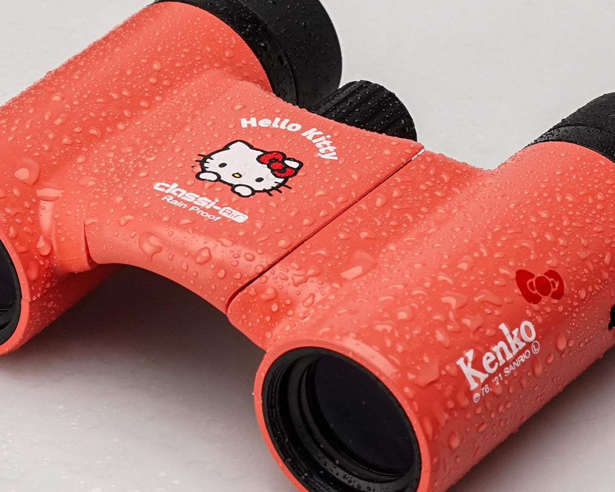Kenko SK-CL0821KT Sanrio Binoculars for Concerts, 8X, 21 Caliber Ultra Lightweight & Ultra Compact, Rainproof, Multi-Coating, Hello Kitty