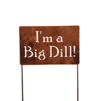 Funny Garden Stake 20 to 33 Inches Tall (Cocktail Garden, Large 28" Tall)