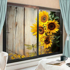 Modern Musical Notes Window Privacy Film 31.5Wx47.2L inch x 2pcs