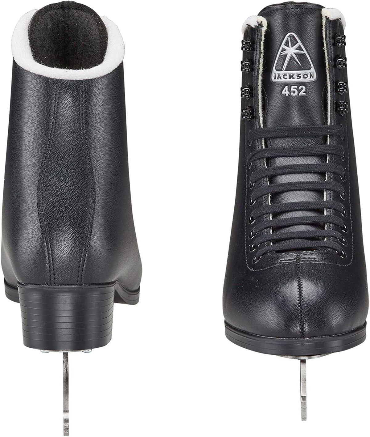 Jackson Ultima Figure Ice Skates for Men, Boys in Black Color/Bundle with Skate Guards