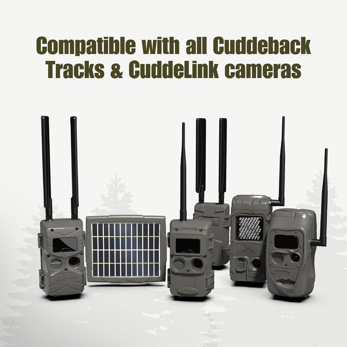 Cuddeback Solar Power Bank PW-3600 for CuddeLink and Tracks Cameras, 4 Pack