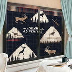 Beautiful Ocean Scenery Window Privacy Film 35.4Wx55.1L inch x 2pcs