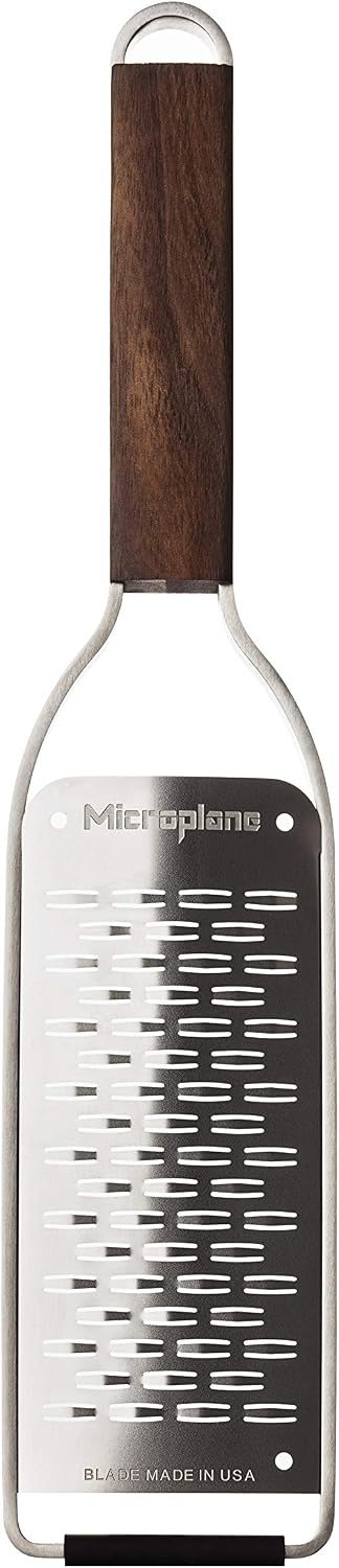 Microplane Master Series Ribbon Grater, Stainless Steel, Walnut Wood, 30 x 6.8 x 2 cm