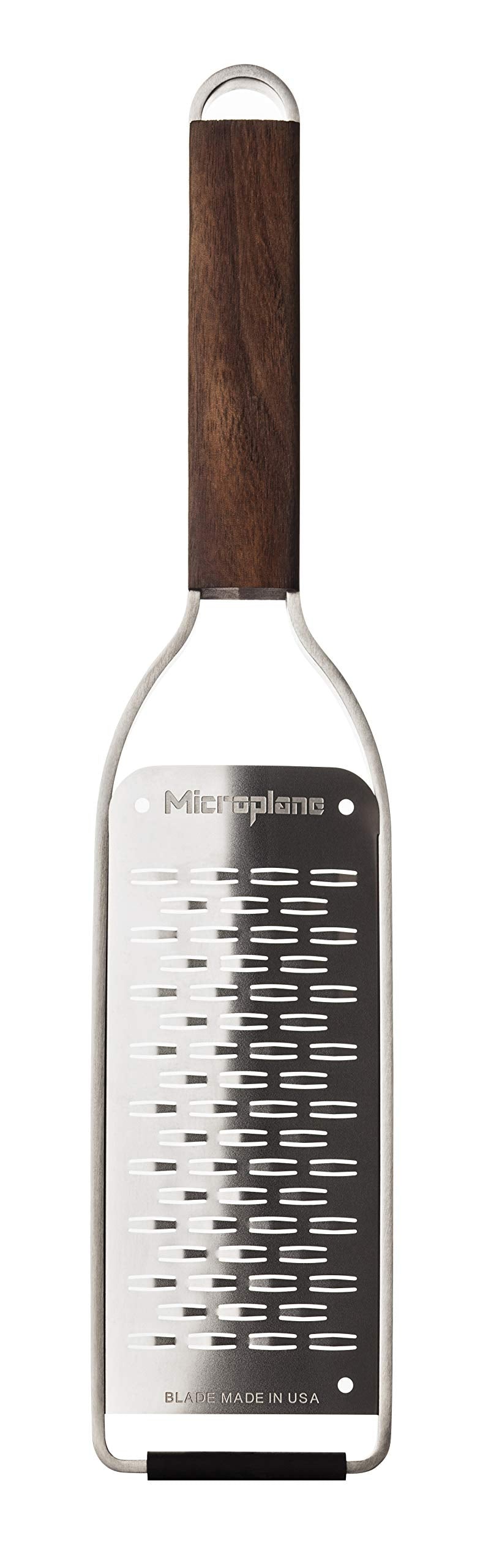 Microplane Master Series Ribbon Grater, Stainless Steel, Walnut Wood, 30 x 6.8 x 2 cm