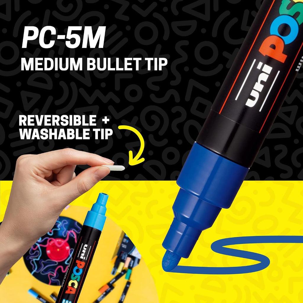 posca® PC-5M Water-Based Acrylic Paint Markers, Medium Tip, 48 Count