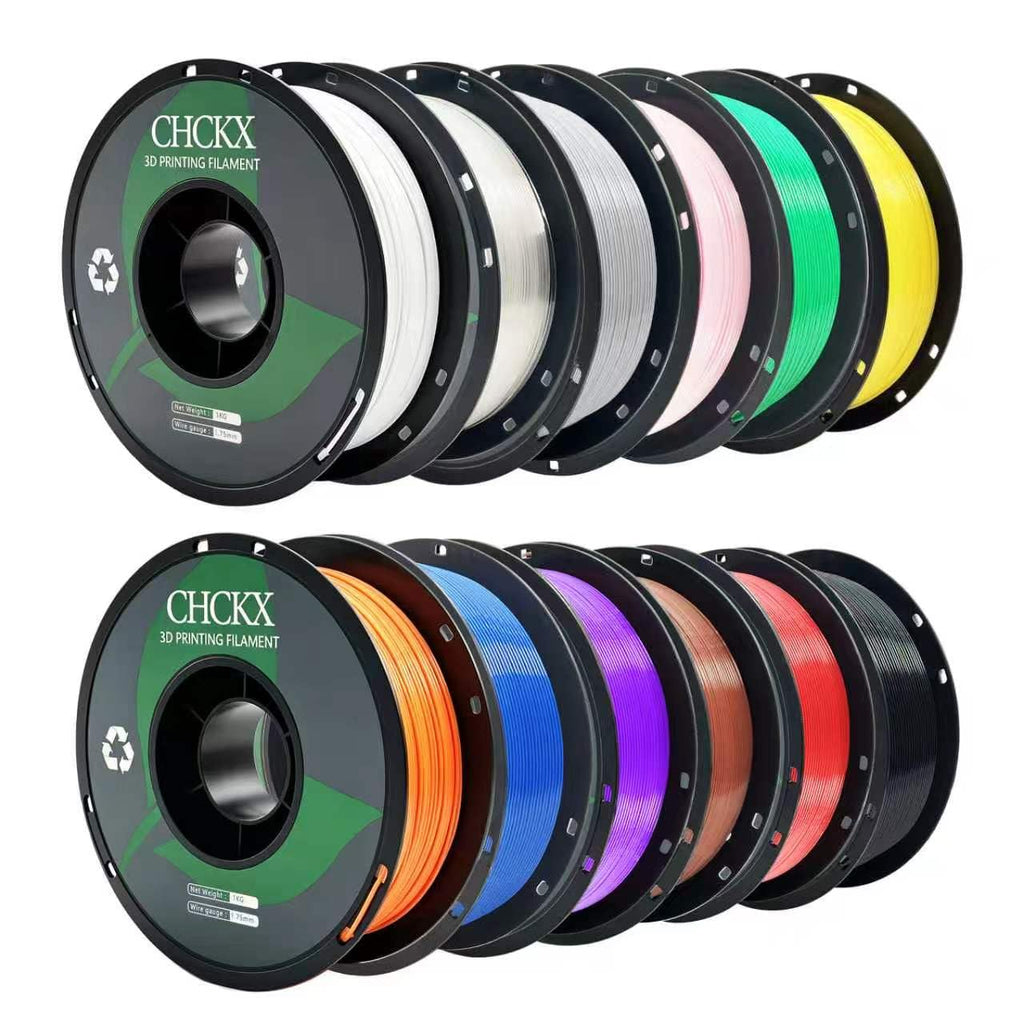 16Rolls PETG Filament Bundle Filament Bulk 1KG 1.75 mm Multicolor