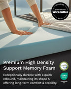 Viscosoft 3 Inch Memory Foam Mattress Topper Full - Pain & Pressure Relief