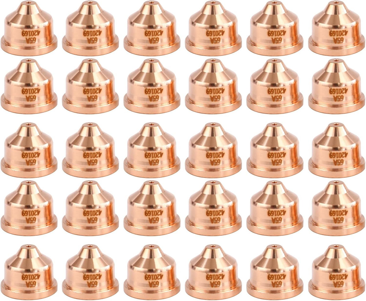 10 Pcs 420156 Plasma Retaining Cap Fit for Hypertherm Powermax 65 Torch