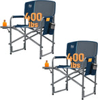 TIMBER RIDGE Aluminum Oversized Camping Chair, Support 400lbs