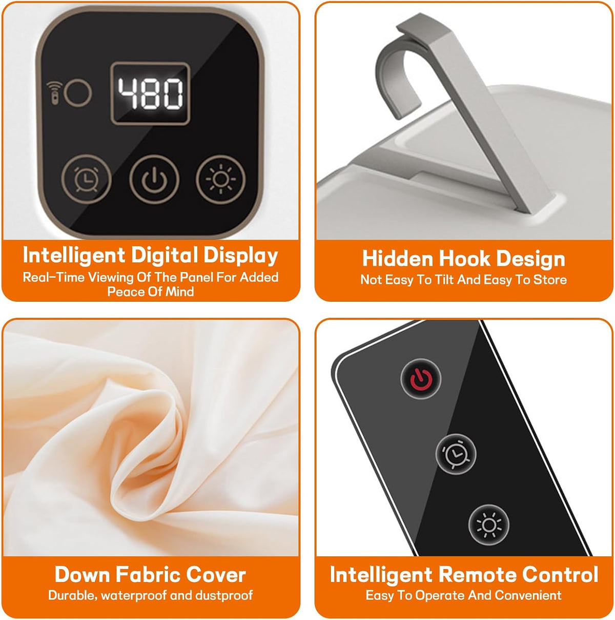 Portable Clothes Dryer, Electric Laundry Dryer with Remote Control, Foldable Mini Drying Machine With Dryer Bag for Apartment, RV, Travel, Home for Light Clothes, Underwear, Baby Clothes