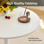 Round Dining Table, 31.5" Tulip Table (White)
