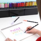 Tombow 56179 Dual Brush Pen Art Markers, 108 Color Set + Marker Case