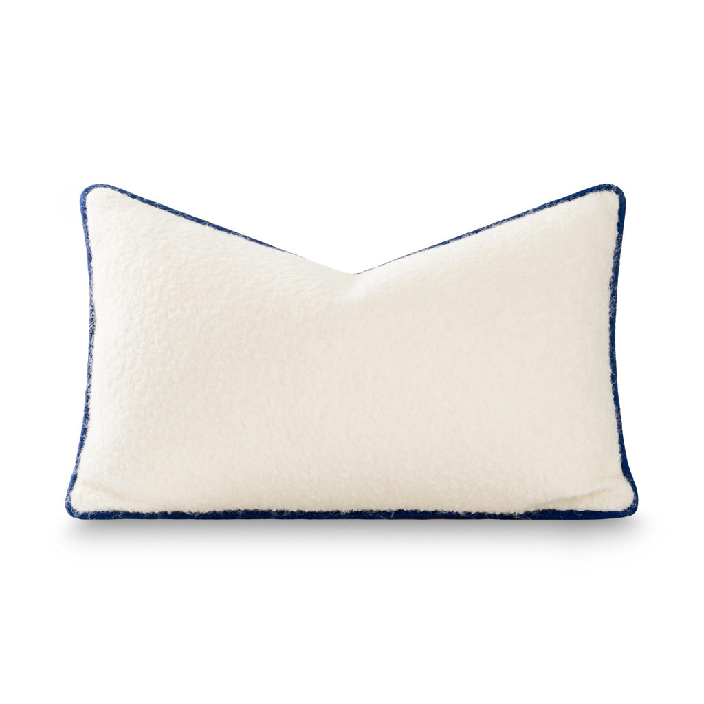 Hofdeco Premium Merino Wool Cable Knit Throw Pillow Cover, 22x22, Camel