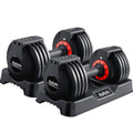 AOTOB Adjustable Dumbbell Set 25/55 Lbs (Pair)