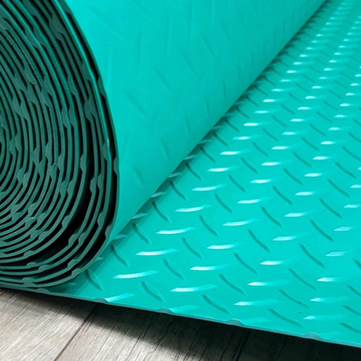 UrbanUp Garage Floor Mat Rubber Diamond Plate Garage Floor Mat, DIY Garage Flooring Roll Flexible, Gym/Camping/Ladder Mats(Red,1.6x2m (5.2 x 6.6ft))