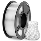 SUNLU PLA 3D Printer Filament, Black & White, 10-Pack, 10KG Total
