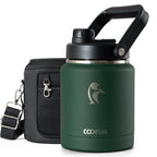 Coolflask Titan 2 Gallon Water Bottle Insulated with Large Spout Lid