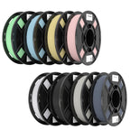 eSUN PLA+ Filament 3D Printer Filament 10KG Classic 10 Colors Bundle