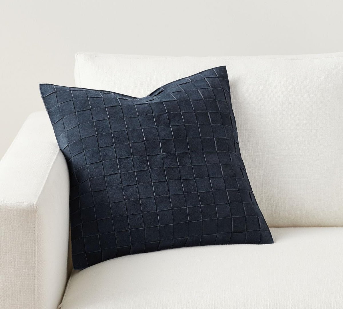 Genuine Lamb Leather Cushion Pillow Cover - Luxury Leather Pillow Case - Modern, Boho, Farmhouse Home Decor - Bedroom Couch, Living Room, Sofa Bed