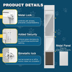 Medium Doggy Door for Sliding Glass Door with Screen Design