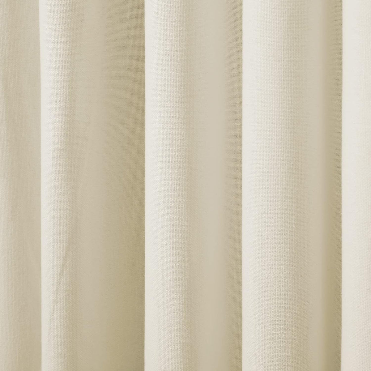 ChadMade Pinch Pleat 100% Cotton Duck Drape Blackout Ivory Drapery Extra Wide Curtain Plain Weave with Blackout Lining 100Wx96L (1 Panel), BOZI Collection