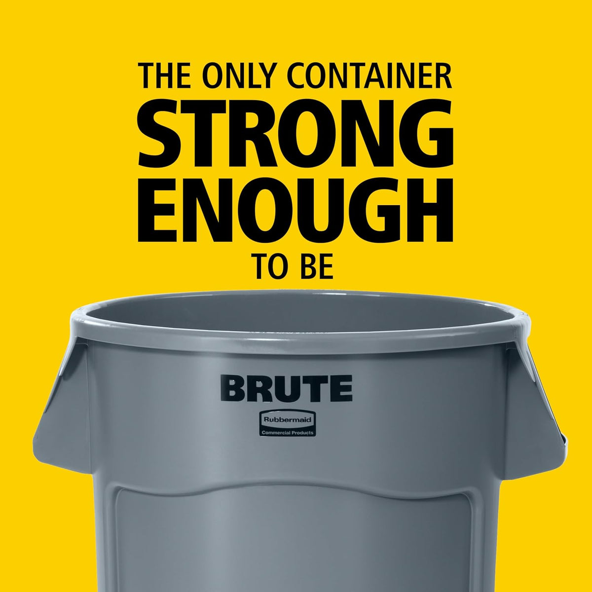 Rubbermaid Commercial Products Brute Trash Can, Blue, 55-Gallon