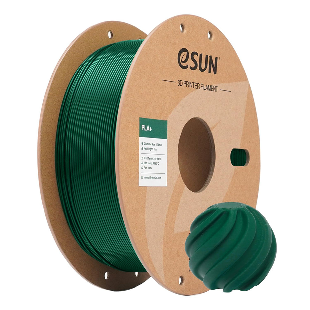 eSUN PLA+ Filament 3D Printer Filament 10KG Classic 10 Colors Bundle