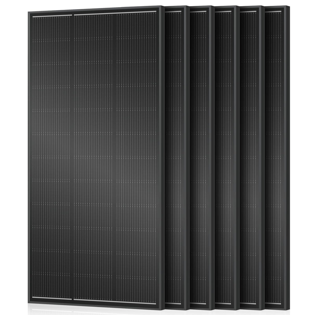 200 Watt Solar Panel 18BB N-Type, 25% Efficiency Monocrystalline Grade A+ Cells, 12V 200W Solar Panel IP68 for RV, Van, Trailer, Marine, Rooftop, Farm, Off Grid