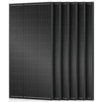 200 Watt Solar Panel 18BB N-Type, 25% Efficiency Monocrystalline Grade A+ Cells, 12V 200W Solar Panel IP68 for RV, Van, Trailer, Marine, Rooftop, Farm, Off Grid