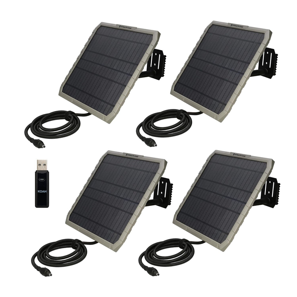 Stealth Cam FieldMAX External 10-Inch Solar Panel Bundle